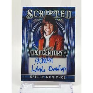 2025 Leaf Pop Century Kristy McNichol Blue Scope Auto 1/1 SSP Scripted Darlings